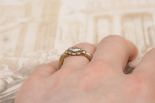 Early Javanese Silver-Gilt Vishnu Ring, c.8th–10th Century