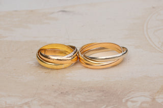 Pair of Russian wedding rings