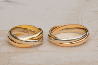 Pair of Russian wedding rings