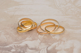 Pair of Russian wedding rings