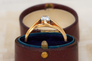 Antique Art Nouveau Diamond Solitaire Ring, Paris, Circa 1900