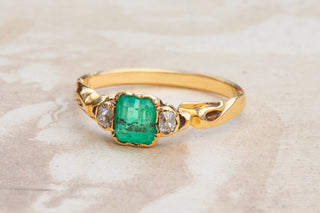 19th Century Emerald and Diamond Ring