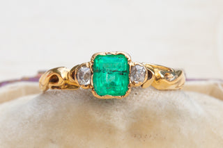 19th Century Emerald and Diamond Ring