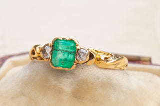 19th Century Emerald and Diamond Ring