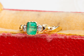 19th Century Emerald and Diamond Ring