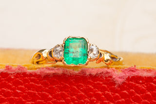 19th Century Emerald and Diamond Ring