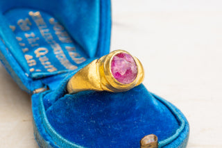 Early Javanese Ruby Ring