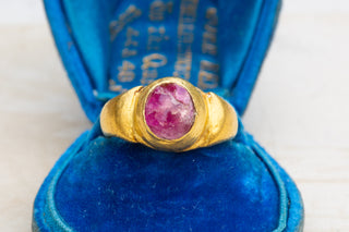 Early Javanese Ruby Ring