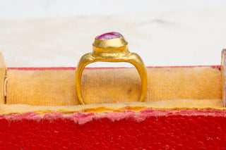 Early Javanese Ruby Ring