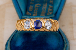 Antique French Three Stone Ring