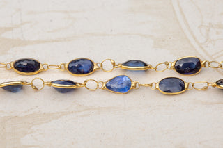 Vintage Mixed-Cut Sapphire Necklace