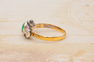 Italian Baroque Turquoise Bow Ring