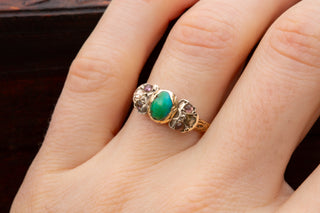 Italian Baroque Turquoise Bow Ring