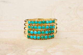 Vintage Turquoise Harem Ring