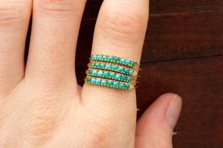 Vintage Turquoise Harem Ring