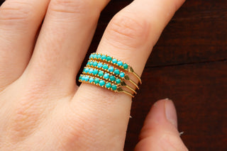 Vintage Turquoise Harem Ring