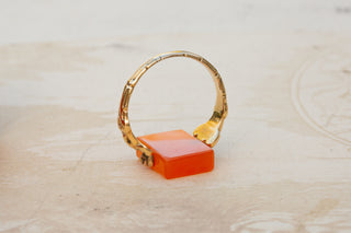 Georgian Carnelian Swivel Ring