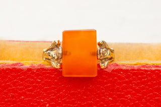 Georgian Carnelian Swivel Ring