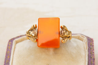 Georgian Carnelian Swivel Ring