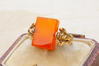 Georgian Carnelian Swivel Ring