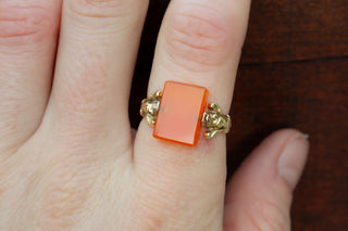 Georgian Carnelian Swivel Ring