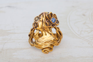 Art Nouveau Figural Ring