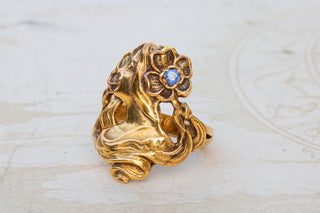 Art Nouveau Figural Ring