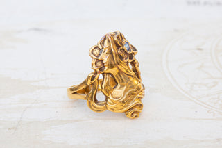 Art Nouveau Figural Ring