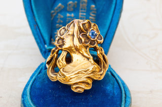Art Nouveau Figural Ring