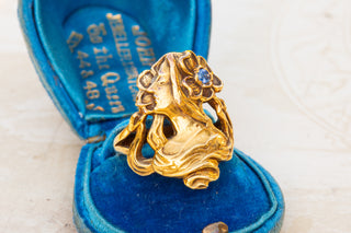 Art Nouveau Figural Ring