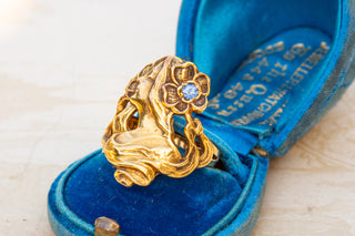 Art Nouveau Figural Ring