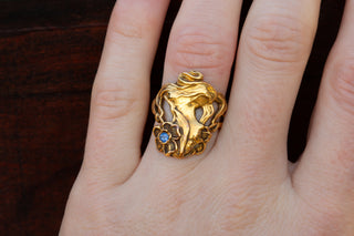 Art Nouveau Figural Ring