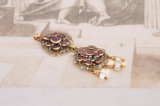 Baroque Period Ruby and Enamel Pendant, European, c.1650–1680