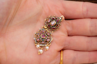 Baroque Period Ruby and Enamel Pendant, European, c.1650–1680