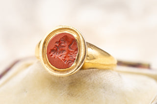 Ancient Roman Jasper Gryllus Ring