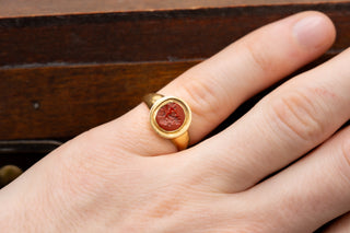 Ancient Roman Jasper Gryllus Ring