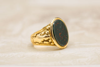 Victorian Bloodstone Signet Ring