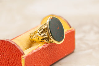 Victorian Bloodstone Signet Ring