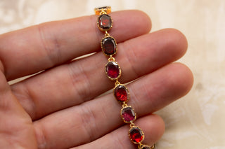 Georgian Gold Garnet Bracelet