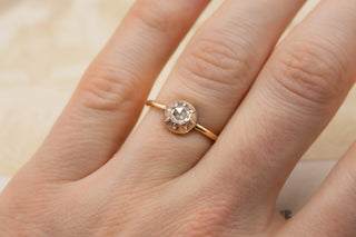 Georgian Rose Cut Solitaire Ring