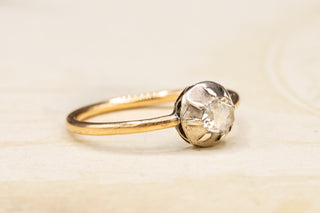 Georgian Rose Cut Solitaire Ring