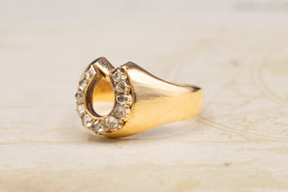 Victorian Horseshoe Diamond Ring