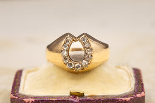 Victorian Horseshoe Diamond Ring