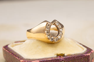 Victorian Horseshoe Diamond Ring