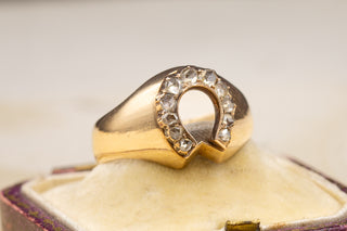 Victorian Horseshoe Diamond Ring