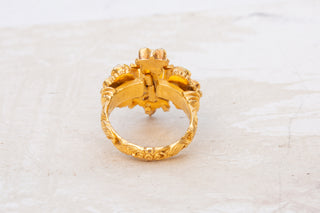 Antique Siam Gold Garuda Ring