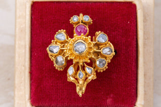 Antique Siam Gold Garuda Ring