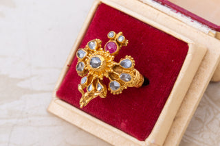 Antique Siam Gold Garuda Ring