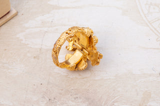 Antique Siam Gold Garuda Ring