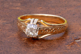 Antique Diamond Solitaire Ring